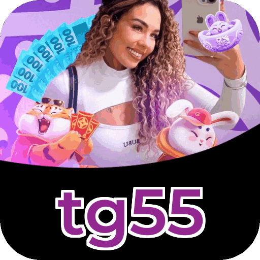 Passo a passo visual mostrando processo de download e instalação do aplicativo tg55